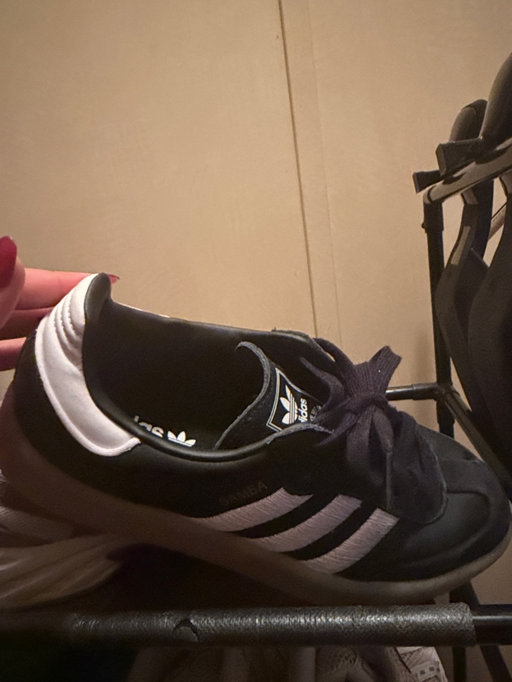 adidas Samba Shoes in Black and White